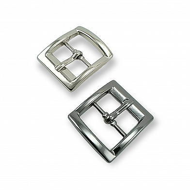 Square Belt Buckle 21 mm Belt Buckle with Metal Tongue E